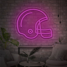 Load image into Gallery viewer, Neon rugby neon sign NFL decor in the lounge neon sign