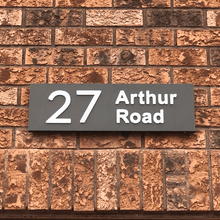 Load image into Gallery viewer, Custom Led House Number Light Box,LED Number Plaque,PersonalizedAddress Plaque,LED Light Boxllluminated House Sign,Address NumberSign,Door Sign - VINTAGE SIGN