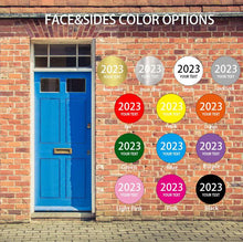 Load image into Gallery viewer, Custom Round LED House Name Number Sign - VINTAGE SIGN