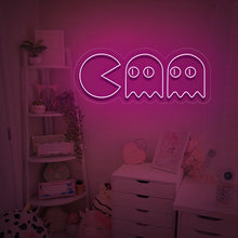 Load image into Gallery viewer, "Chasing Ghosts, Gamer Room Wall Art" Neon Sign
