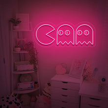 Load image into Gallery viewer, "Chasing Ghosts, Gamer Room Wall Art" Neon Sign