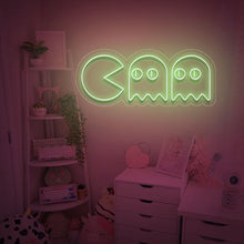 Load image into Gallery viewer, "Chasing Ghosts, Gamer Room Wall Art" Neon Sign