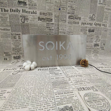 Load image into Gallery viewer, Custom Led House Number Light Box,LED Number Plaque,PersonalizedAddress Plaque,LED Light Boxllluminated House Sign,Address NumberSign,Door Sign - VINTAGE SIGN