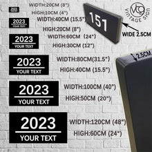 Load image into Gallery viewer, Custom House Number Light Box Address Signs