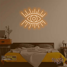 Load image into Gallery viewer, Evil Eye Neon Sign
