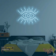 Load image into Gallery viewer, Evil Eye Neon Sign
