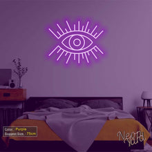 Load image into Gallery viewer, Evil Eye Neon Sign