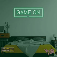 Load image into Gallery viewer, GAME ON Neon Sign