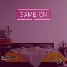Load image into Gallery viewer, GAME ON Neon Sign