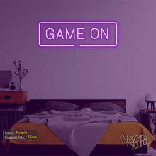 Load image into Gallery viewer, GAME ON Neon Sign