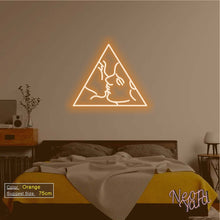Load image into Gallery viewer, Artistic Couple Kiss Face Neon Sign
