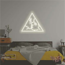 Load image into Gallery viewer, Artistic Couple Kiss Face Neon Sign