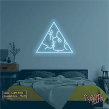 Load image into Gallery viewer, Artistic Couple Kiss Face Neon Sign