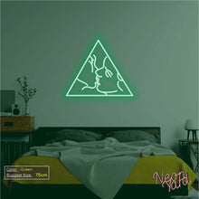 Load image into Gallery viewer, Artistic Couple Kiss Face Neon Sign