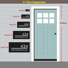 Load image into Gallery viewer, Custom House Number Light Box Address Signs