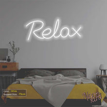 Load image into Gallery viewer, Relax Neon Sign