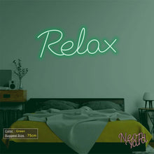 Load image into Gallery viewer, Relax Neon Sign