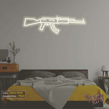 Load image into Gallery viewer, AK47 Gun Neon Sign