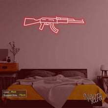 Load image into Gallery viewer, AK47 Gun Neon Sign