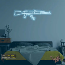Load image into Gallery viewer, AK47 Gun Neon Sign