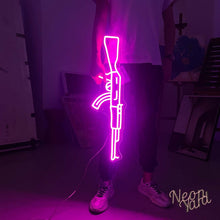 Load image into Gallery viewer, AK47 Gun Neon Sign