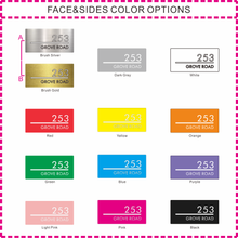 Load image into Gallery viewer, Custom House Number Light Box Address Signs