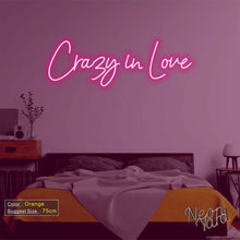 Load image into Gallery viewer, Crazy in Love Neon Sign