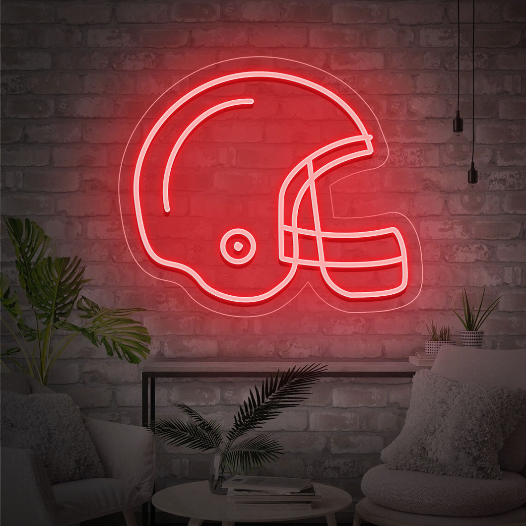 Neon rugby neon sign NFL decor in the lounge neon sign