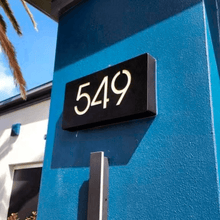 Load image into Gallery viewer, Custom Led House Number Light Box,LED Number Plaque,PersonalizedAddress Plaque,LED Light Boxllluminated House Sign,Address NumberSign,Door Sign - VINTAGE SIGN
