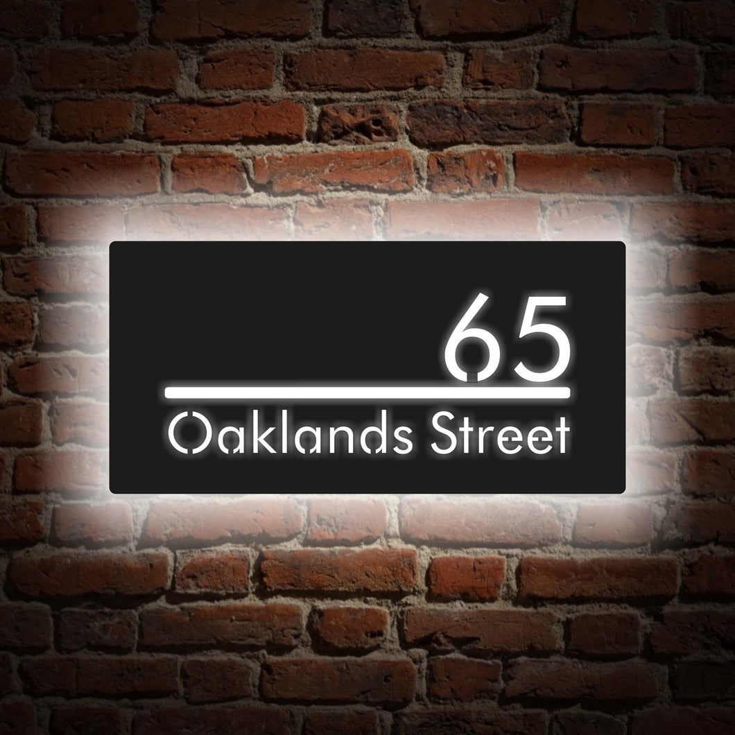 Custom House Number Address Signs