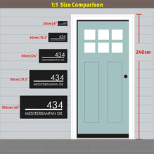 Load image into Gallery viewer, Custom Led House Number Light Box,LED Number Plaque,PersonalizedAddress Plaque,LED Light Boxllluminated House Sign,Address NumberSign,Door Sign - VINTAGE SIGN
