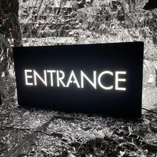 Load image into Gallery viewer, Custom Led House Number Light Box,LED Number Plaque,PersonalizedAddress Plaque,LED Light Boxllluminated House Sign,Address NumberSign,Door Sign - VINTAGE SIGN
