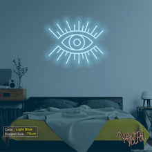 Load image into Gallery viewer, Evil Eye Neon Sign
