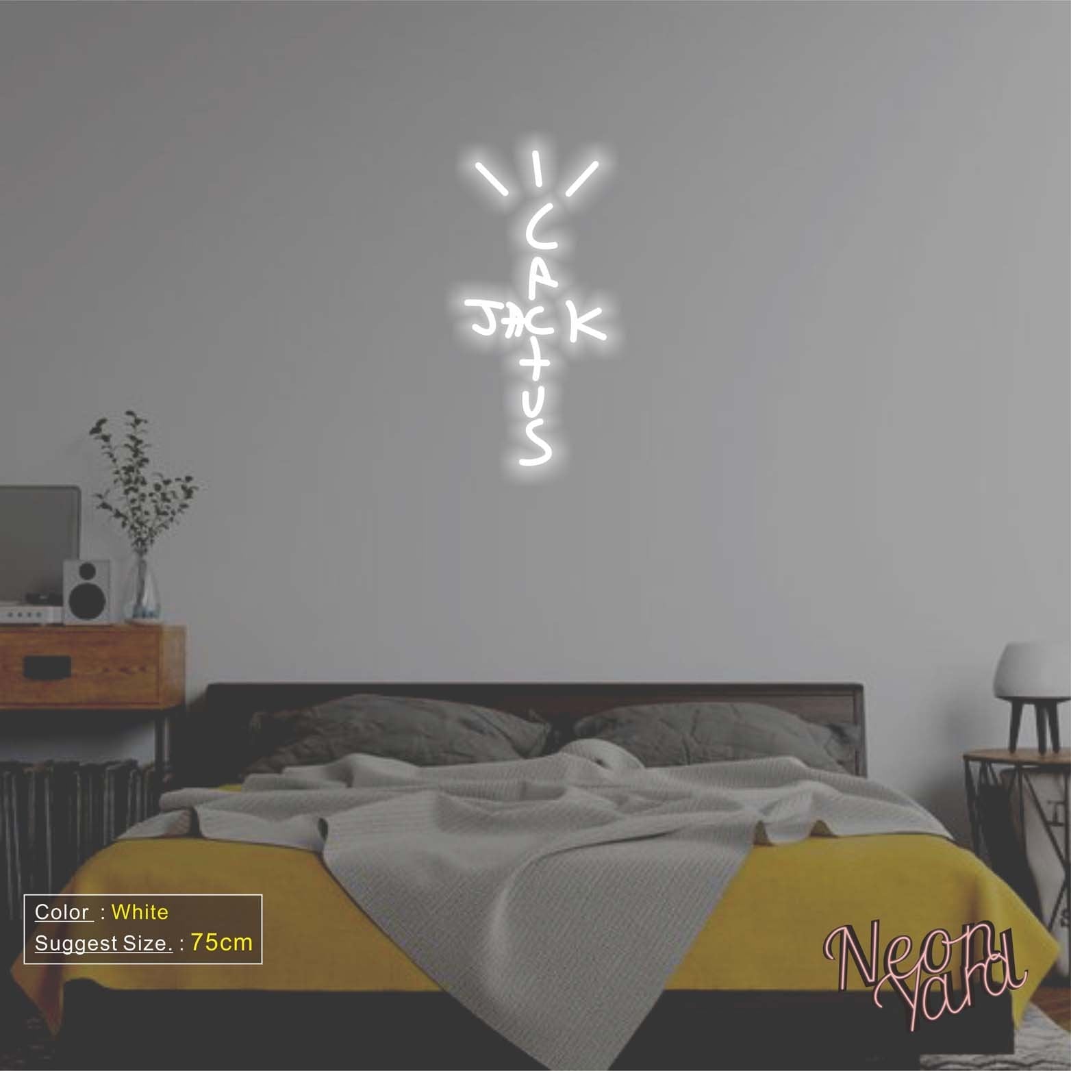 CACTUS JACK Neon Sign White / 50cm / No[+0] Shipped within 1-2 weeks